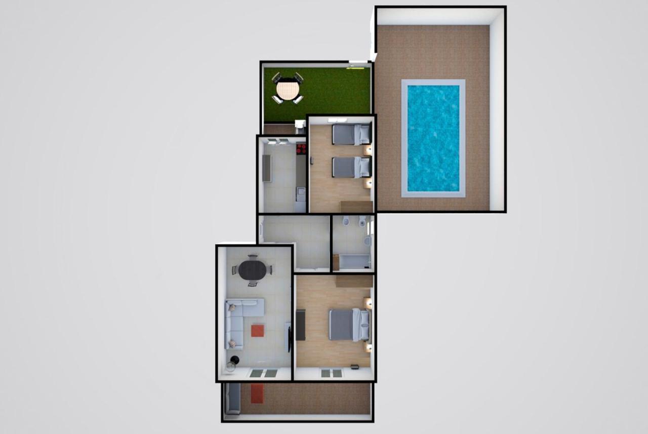 Marta Apartment - Balcony, Patio, Pool Феррел Экстерьер фото